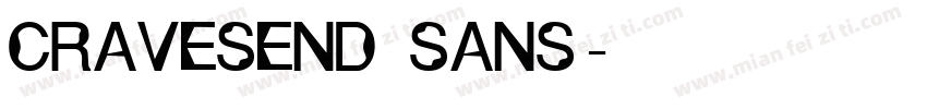CRAVESEND SANS字体转换